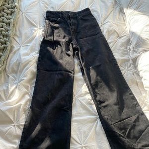 Zara bootcut black jeans